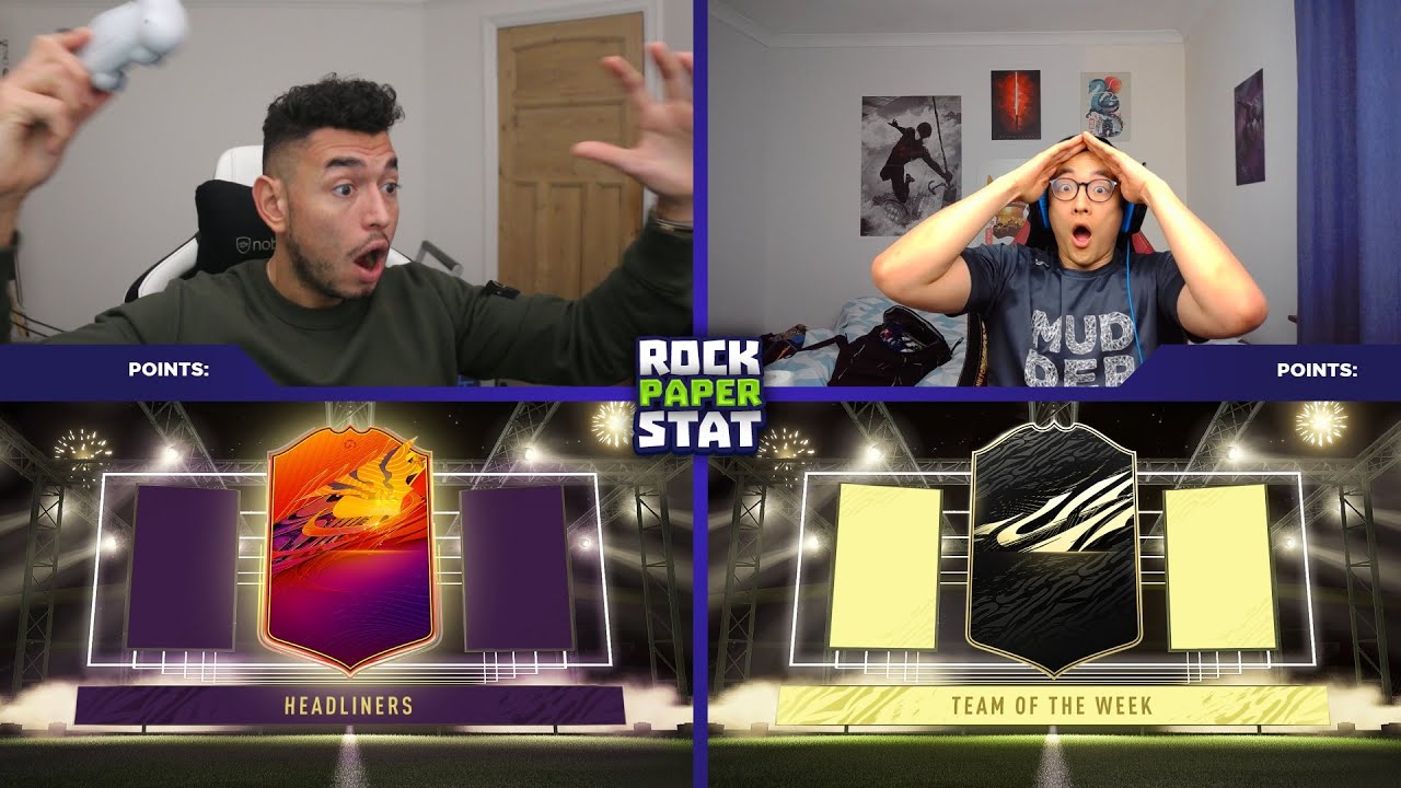 OMG WE PACKED OUR FIRST HEADLINERS!!! CRAZY ROCK PAPER STAT vs ItsJames!!! (FIFA 21)