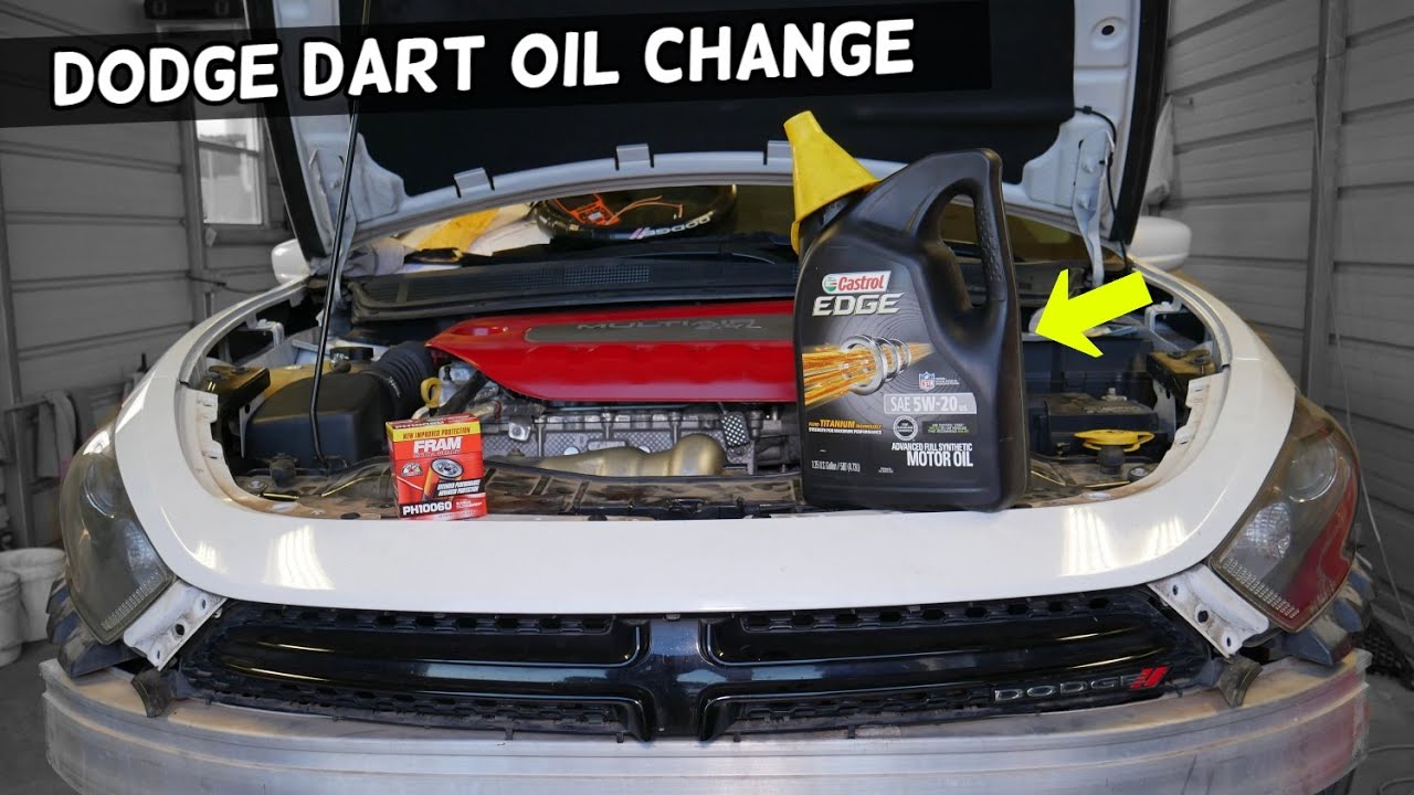 DODGE DART OIL CHANGE 2013 2014 2015 2016