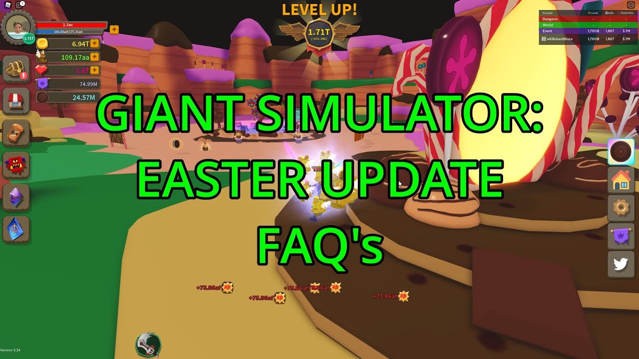 Giant Simulator: Ответы на частые вопросы по пасхальному событию
