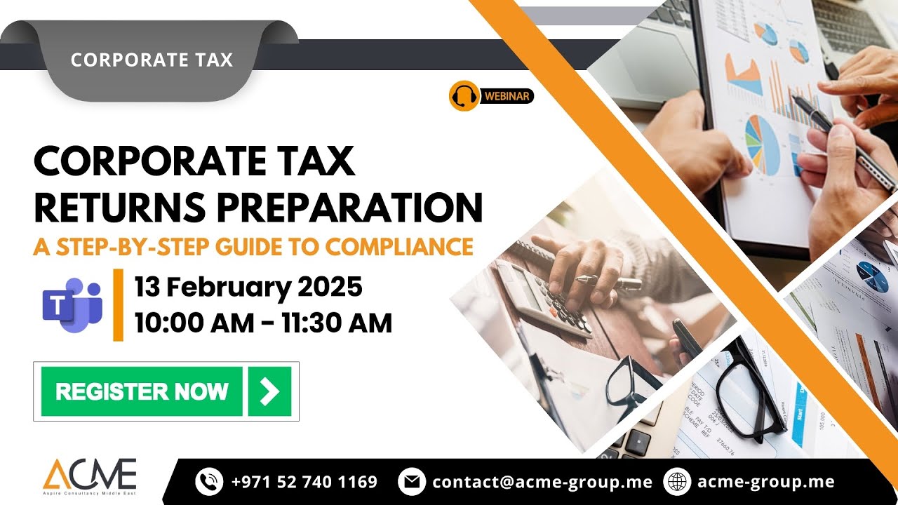 Corporate Tax Returns Preparation | A Step by Step Guide | ACME Group