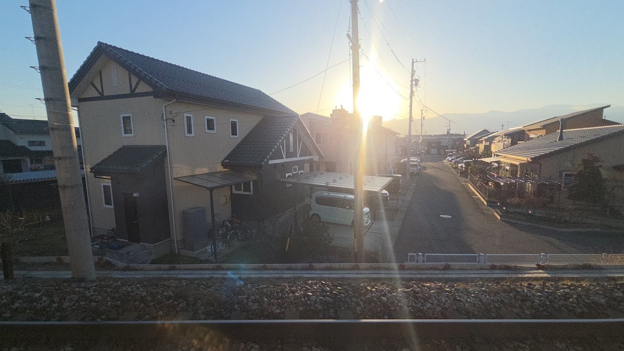 【車窓】普通列車上諏訪行き（松本駅～村井駅）