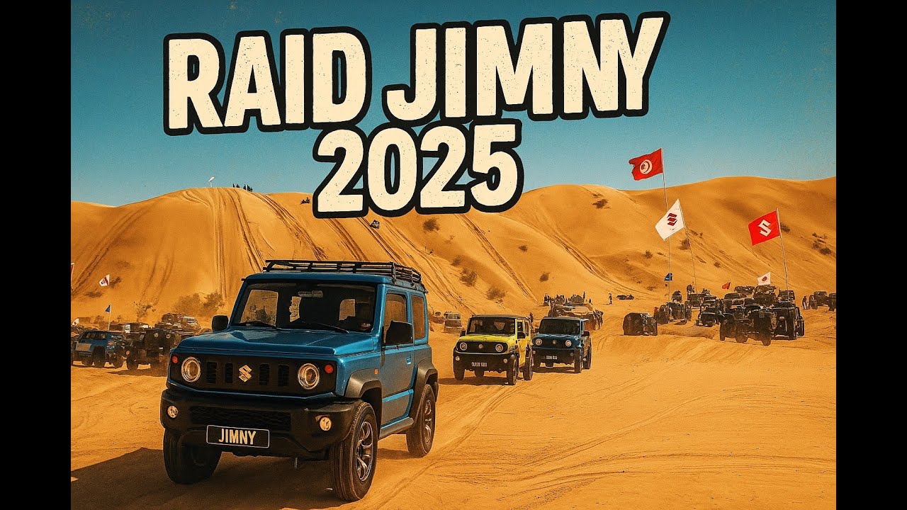RAID JIMNY 2025 – مغامرة 4x4 في صحراء تونس | Off-road extrême et adrénaline garantie  🚙🏜️