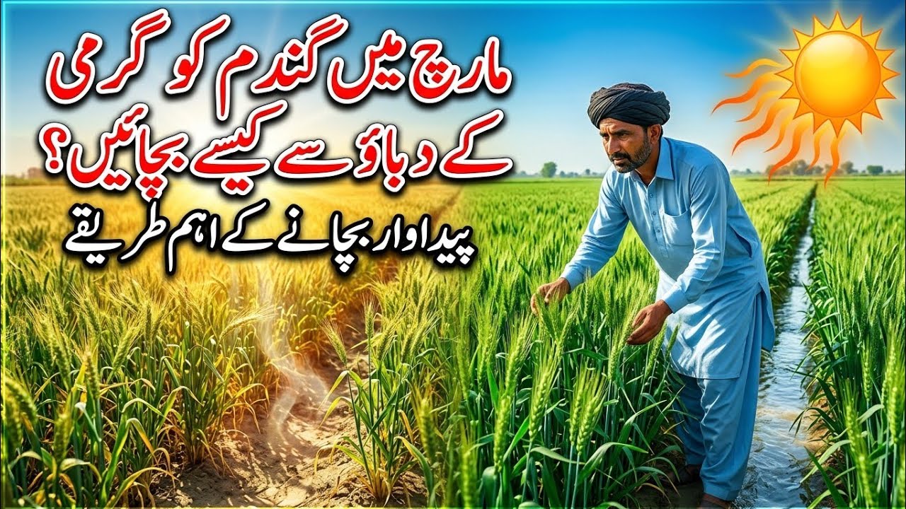 How to Protect Wheat from Heat Stress in February-March | Bilal Kanju Official 