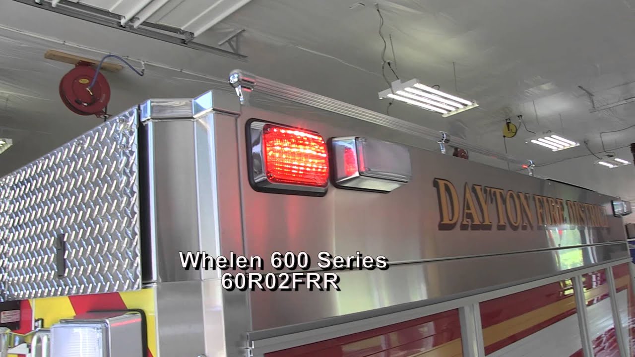 A Ford F-550 rescue truck installation for Dayton fire