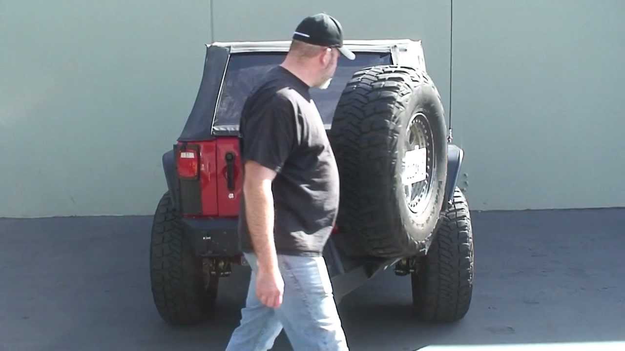 MetalCloak Rear Tire Carrier for Jeep TJ/LJ & JK Wranglers
