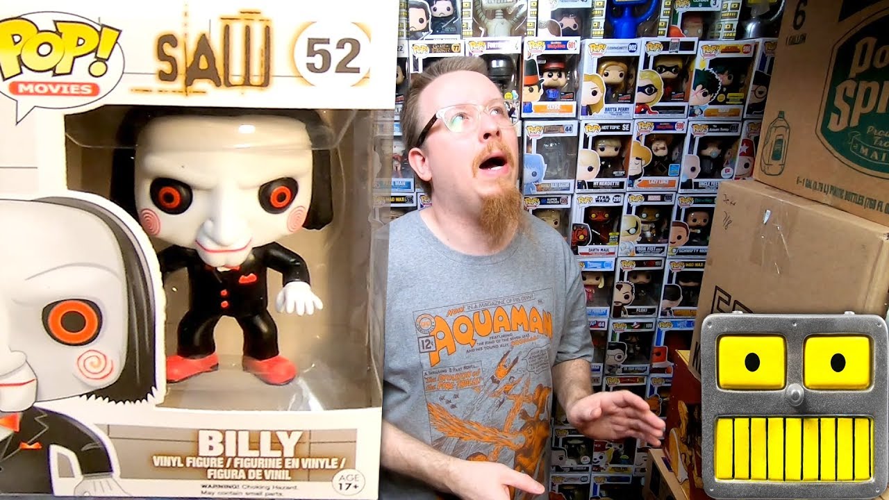 Funko Pops (8 Mystery Boxes Full Of Horror Funko Pops and Rock Candy Figures)