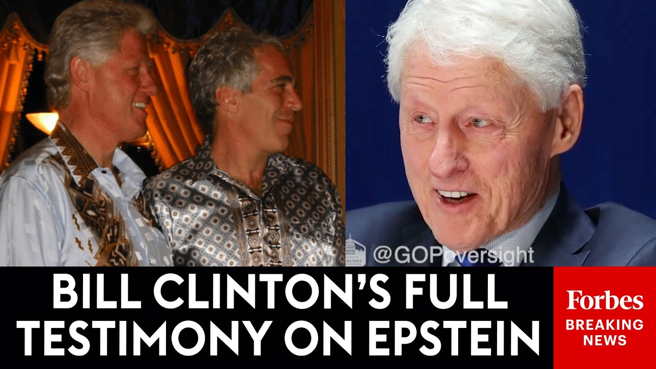 FULL TESTIMONY: Bill Clinton Grilled About Jeffrey Epstein Before House Oversight Committee Probe