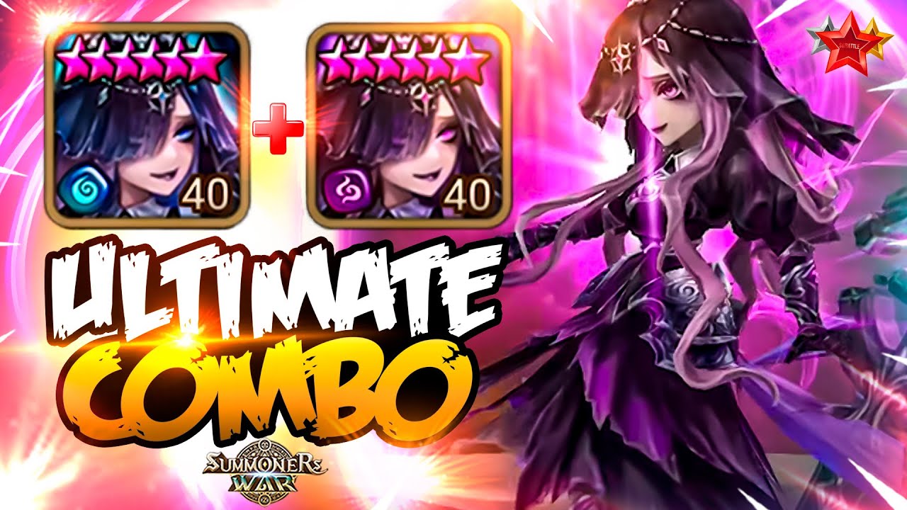 DARK+WATER Specter Princess in ONE TEAM - Summoners War
