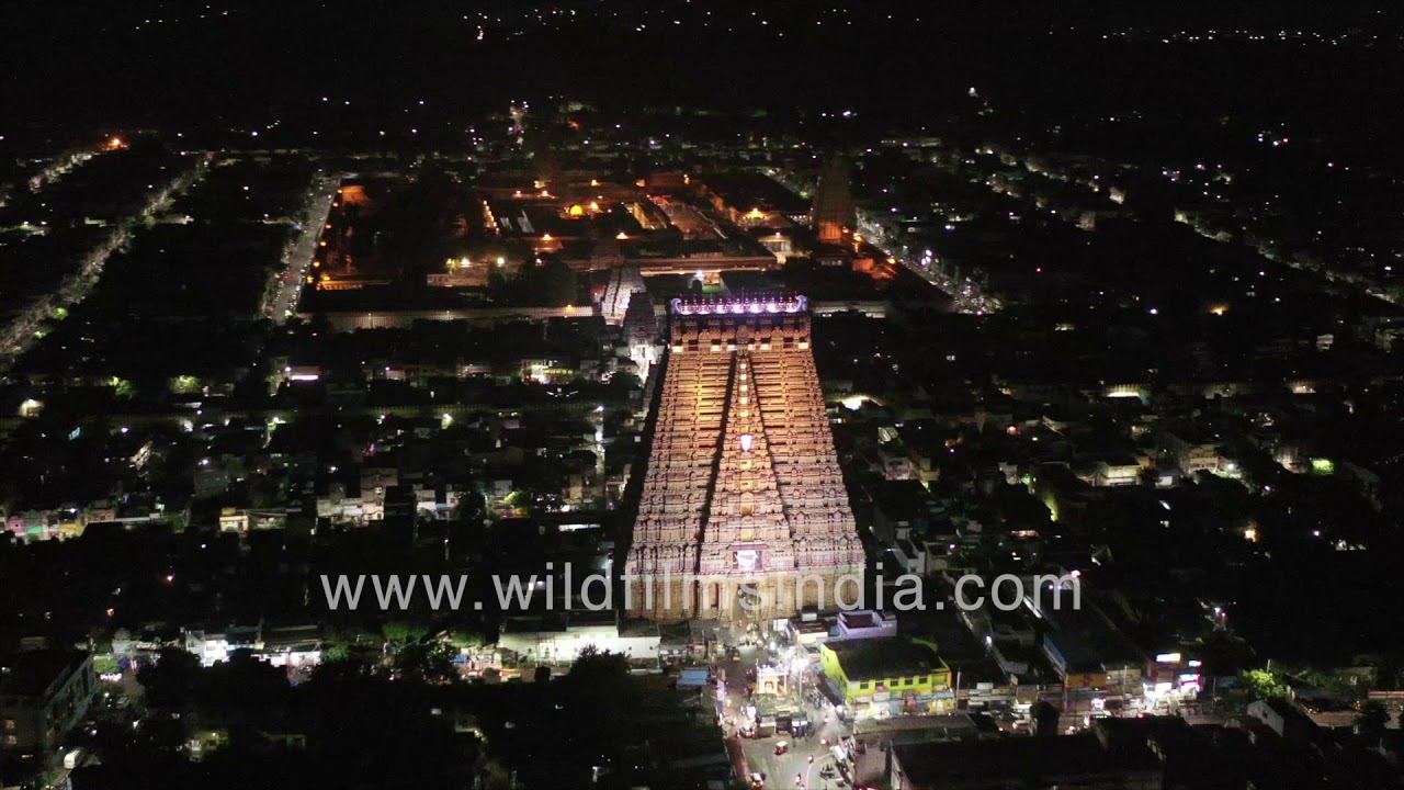 Ranganathaswamy Temple in Srirangam - the largest functioning Hindu temple in the world