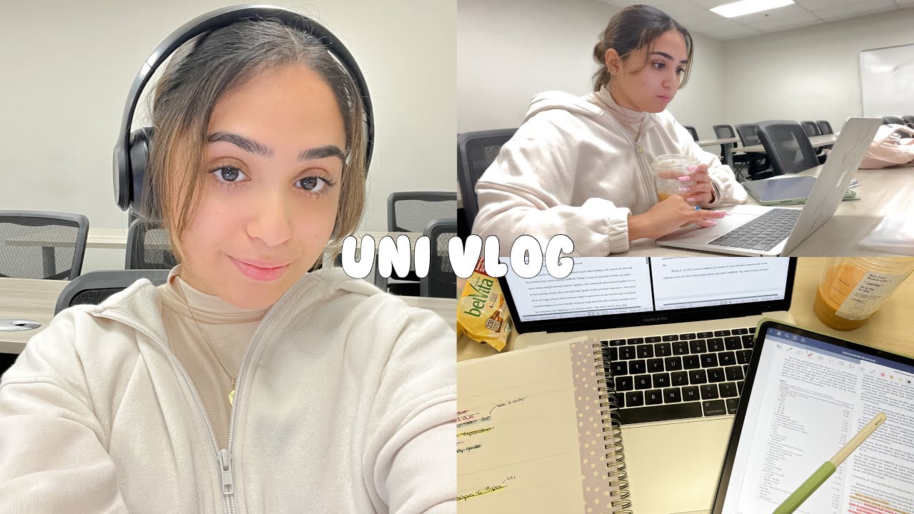 UNIVERSITY VLOG | writing a research paper, school updates, mini fall clothing haul, etc.
