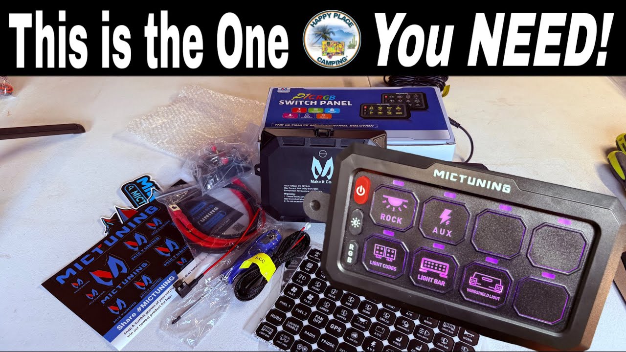 MicTuning 8 Gang Loaded Feature Switch Panel -Is It Worth It?