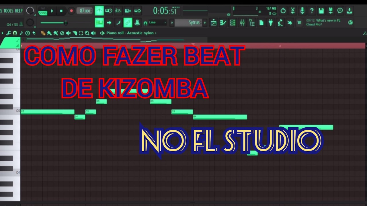 COMO FAZER BEAT DE KIZOMBA NO FL STUDIO EM 14 MINUTOS #kizomba #tutorial #flstudio #trending #viral