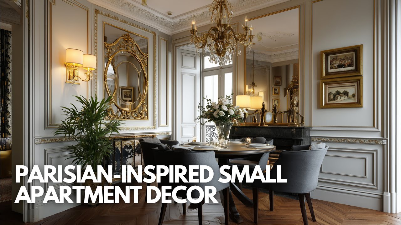 Parisian Inspired Small Apartment Decor That Embodies Timeless French Chic