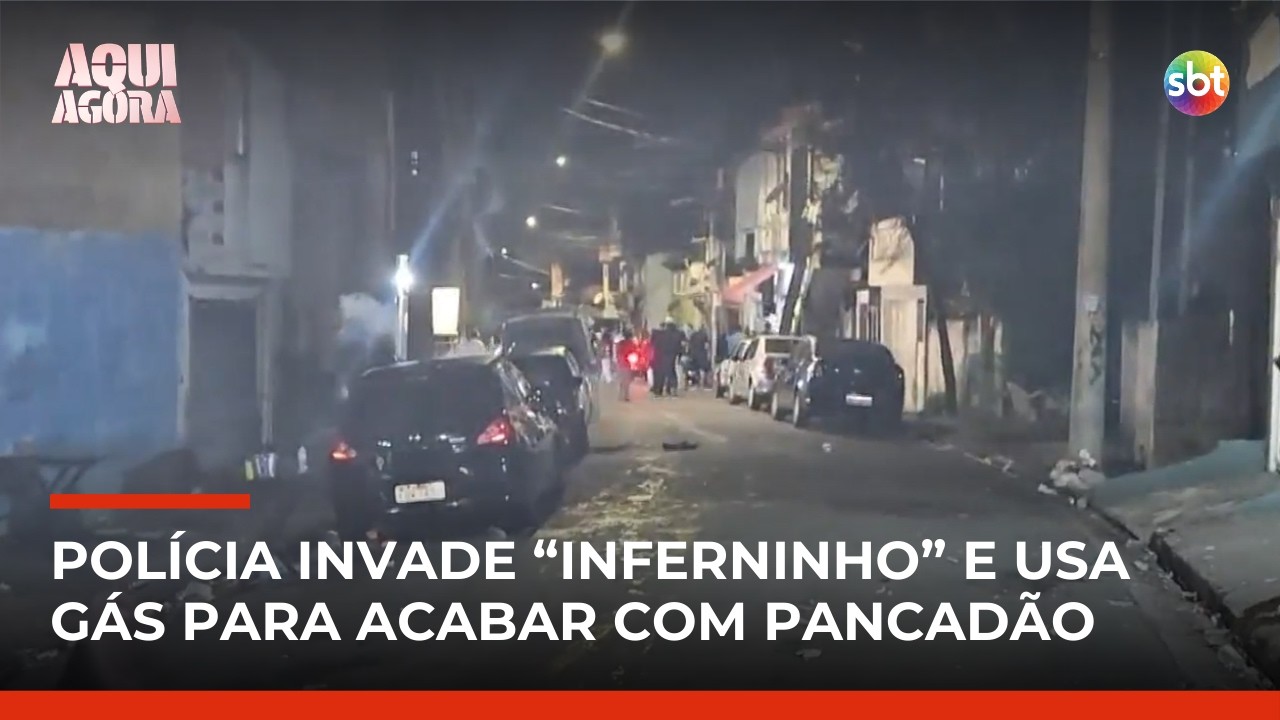 Polícia dispersa pancadões com gás lacrimogêneo após confronto na Grande SP | #AquiAgora