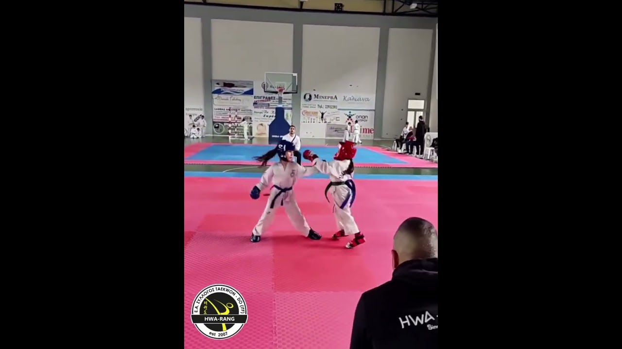 Gold medal in sparring (kallia dimitriou) Cyprus Taekwon-do championships