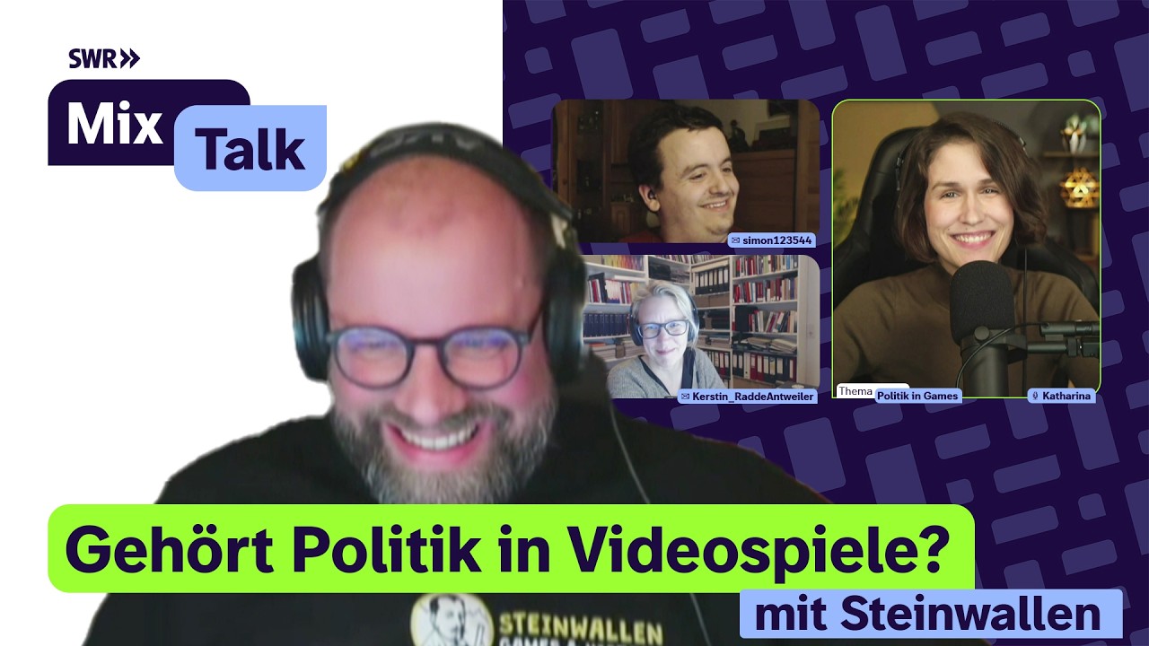 Dürfen Games politisch sein oder nervt das nur noch? | MixTalk u.a. mit ⁨@Steinwallen⁩