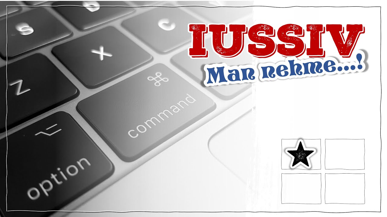 📢 Man nehme...! ✋ Der IUSSIV im Lateinischen einfach erklärt!