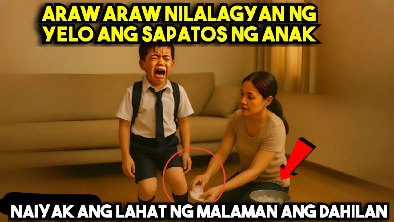 ARAW ARAW NILALAGYAN NG YELO ANG SAPATOS NG BATA, NAIYAK ANG LAHAT NG MALAMAN ANG DAHILAN!