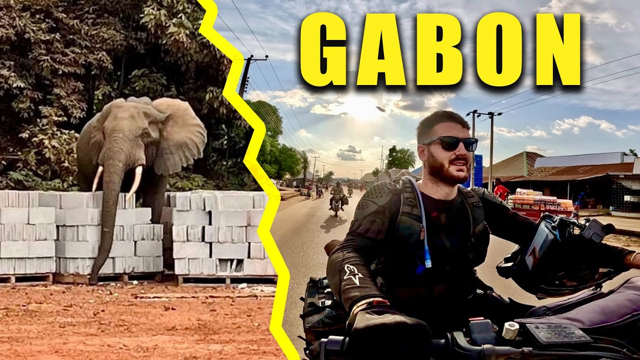 J'AI ADORÉ CE PAYS !! Le GABON !  Tour du Monde à Moto 🏍 🌍 / Afrique EP 24
