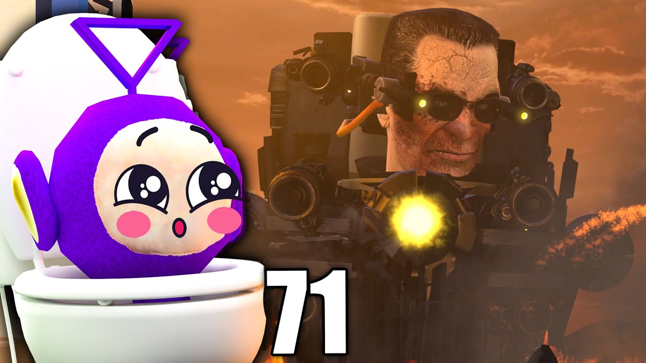 GMAN  TOILET IS BACK! | Tinky Winky Reacts: Skibidi Toilet 71 Skibidi Toilet New Episodes (71-1)