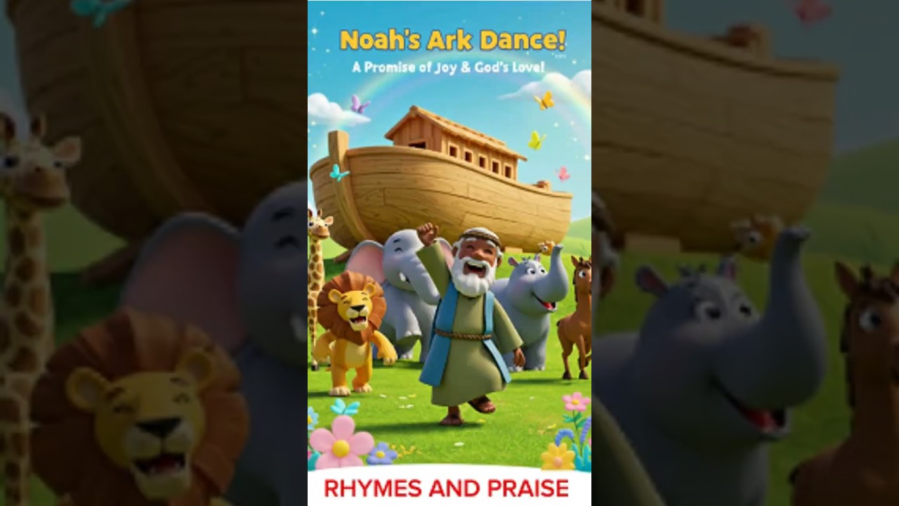 Noah&rsquo;s Ark Song for Kids | Fun Bible Story Animation & Animals Dancing!