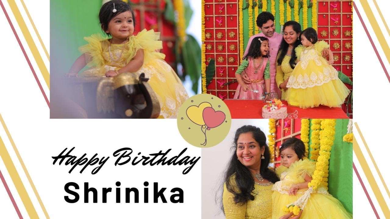 Shrinika First Birthday| Memories&Milestones| Traditional Birthday Decor| 1st Year Birthday|SMVlogs