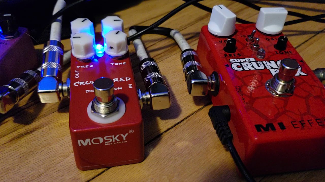 Mi effects super crunch box vs mosky crunch red distortion