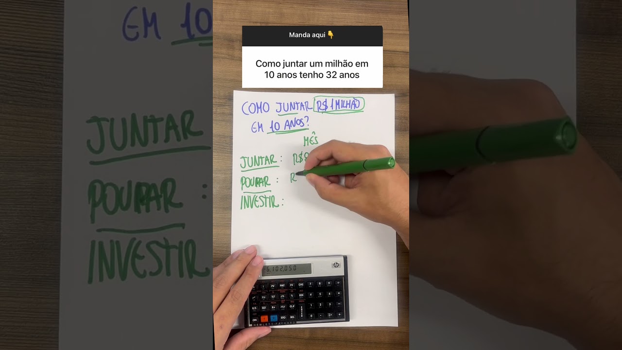 Como juntar R$ 1 milh&atilde;o em 10 anos?
