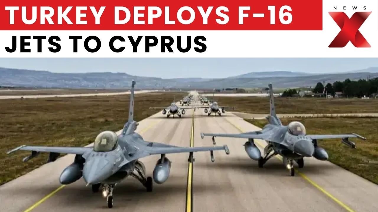 Turkey Deploys F-16 Fighting Falcon Jets To Northern Cyprus Amid Rising Regional Tensions | NewsX