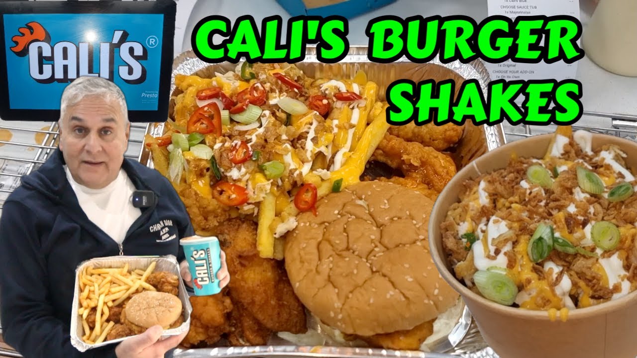 BEST SPICY DIPPED CHICKEN BURGER !!!  , IN SHEFFIELD !!! Cali's Burger n Shakes Sheffield