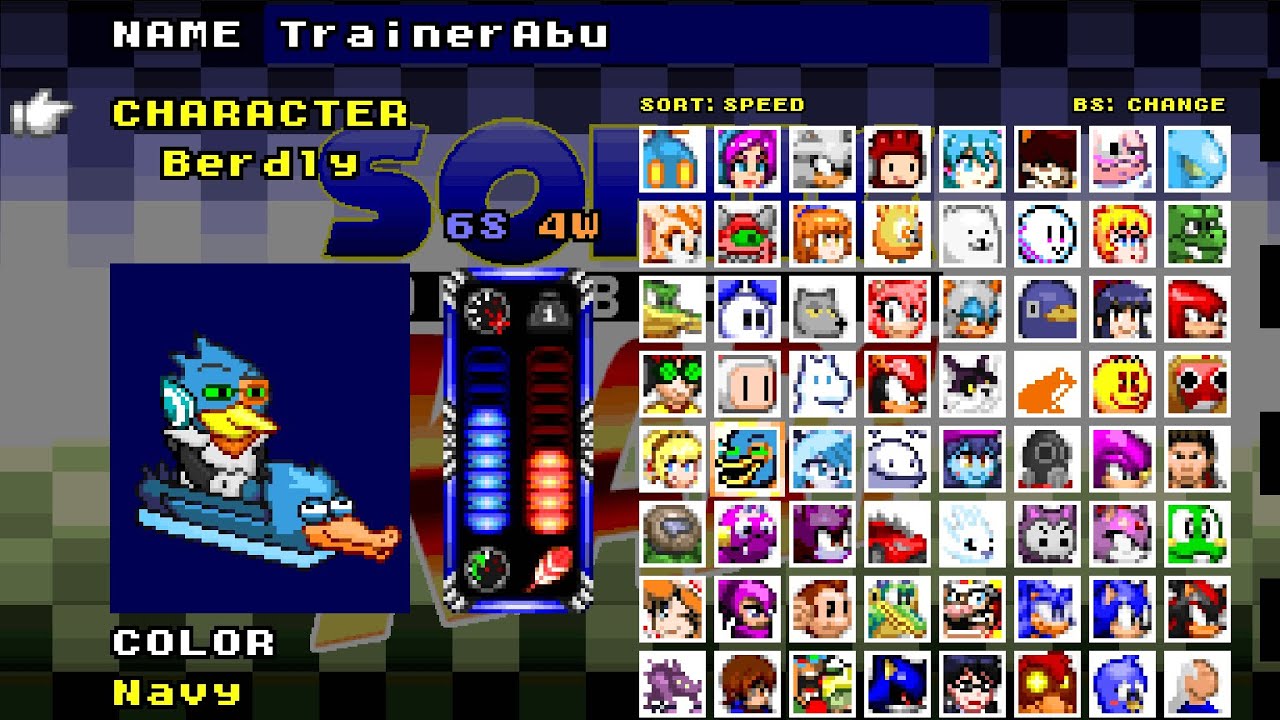 Sonic Robo Blast 2 Kart – Berdly on a sled brings big brain energy to online races 🐦🔵