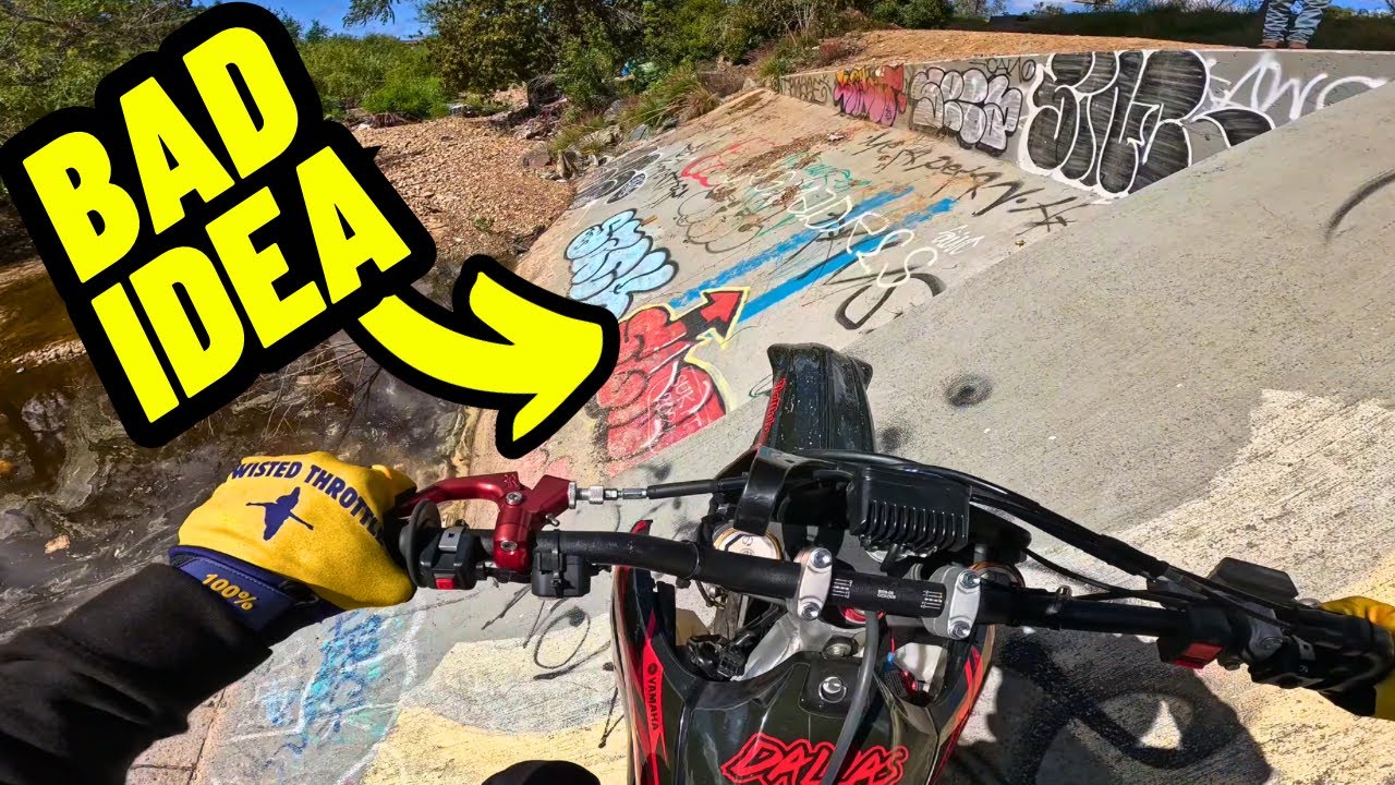 This Jump Sent Me Flying Over the Bars of My Motorcycle!!