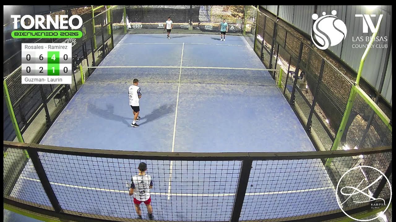 TORNEO BIENVENIDO 2026 - DIA 5 - COURT 3 - PM