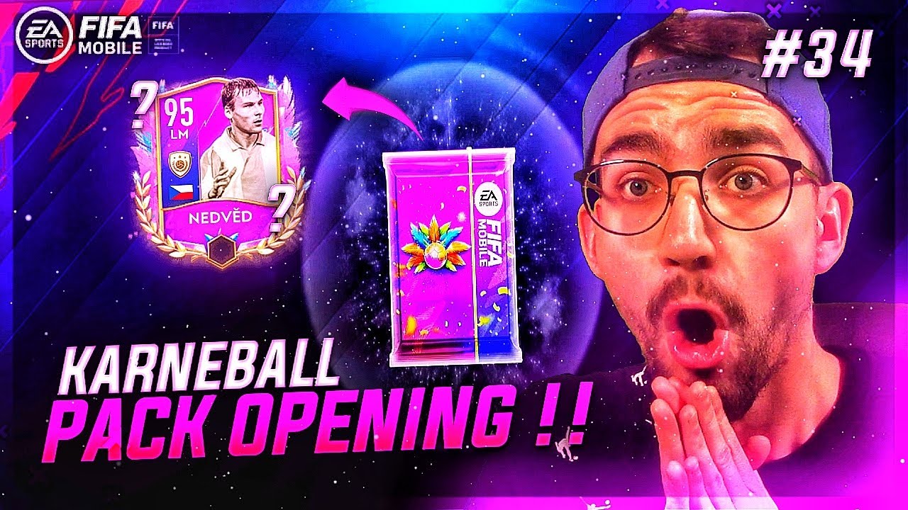 KARNEBALL PACK OPENING + NEDVED PACKS !! 😱🔥 FIFA MOBILE 22 #34