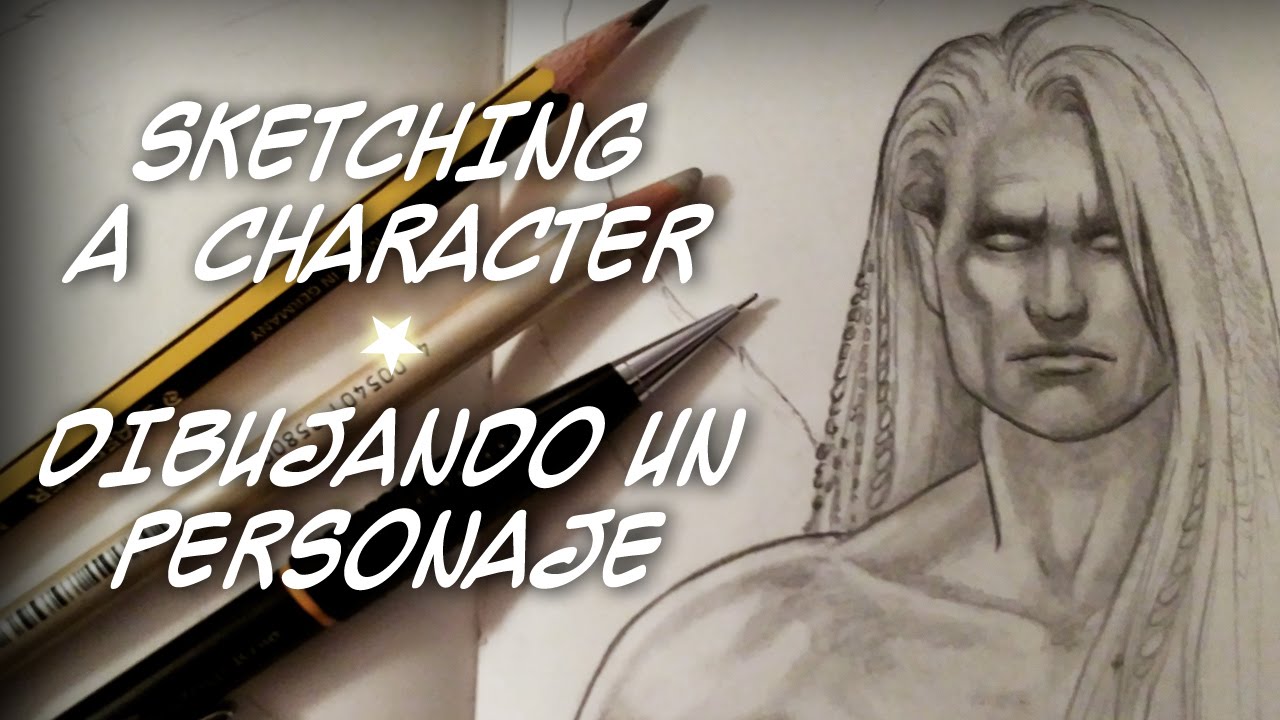 DIBUJANDO UN PERSONAJE DE FANTASIA - DRAWING A FANTASY MALE CHARACTER por Sonia M&ordf; Corral