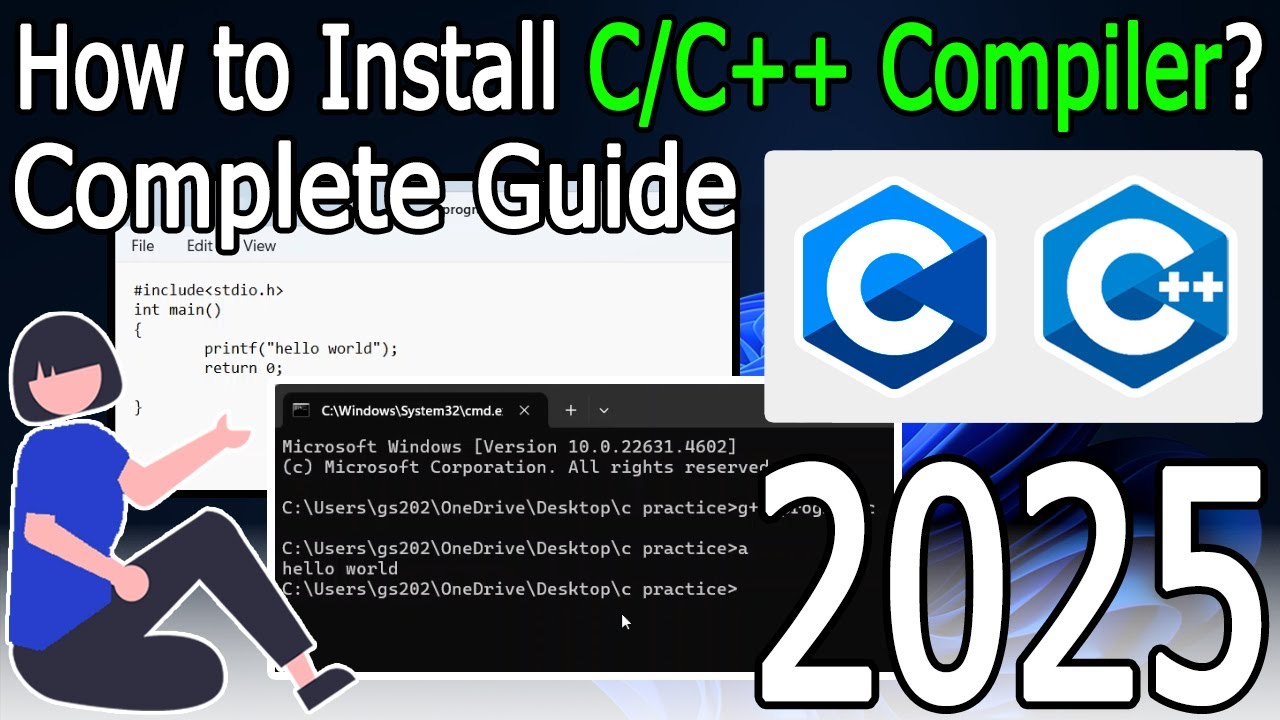 How to install Mingw Compiler on Windows 10/11 [ 2025 Update ] MinGW GNU Compiler | C C++ Compiler