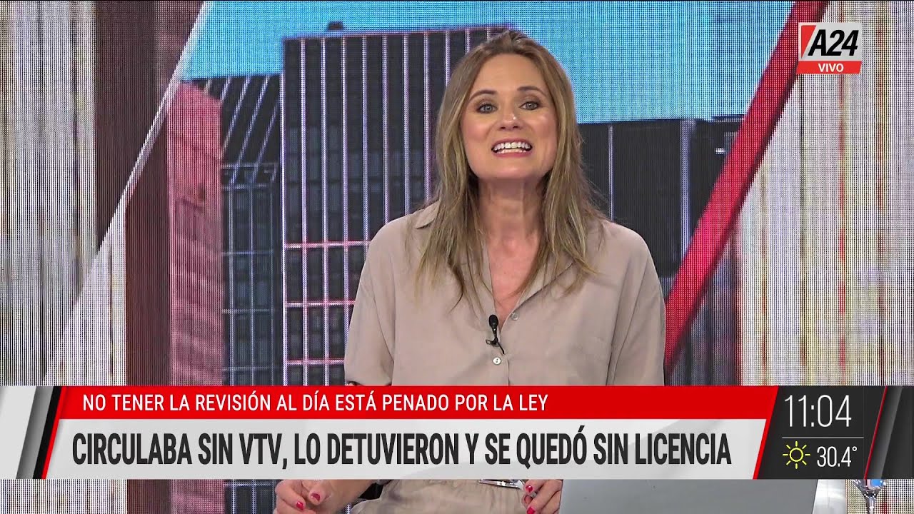 👉Conductor sin VTV es detenido y pierde su licencia en control de tráfico