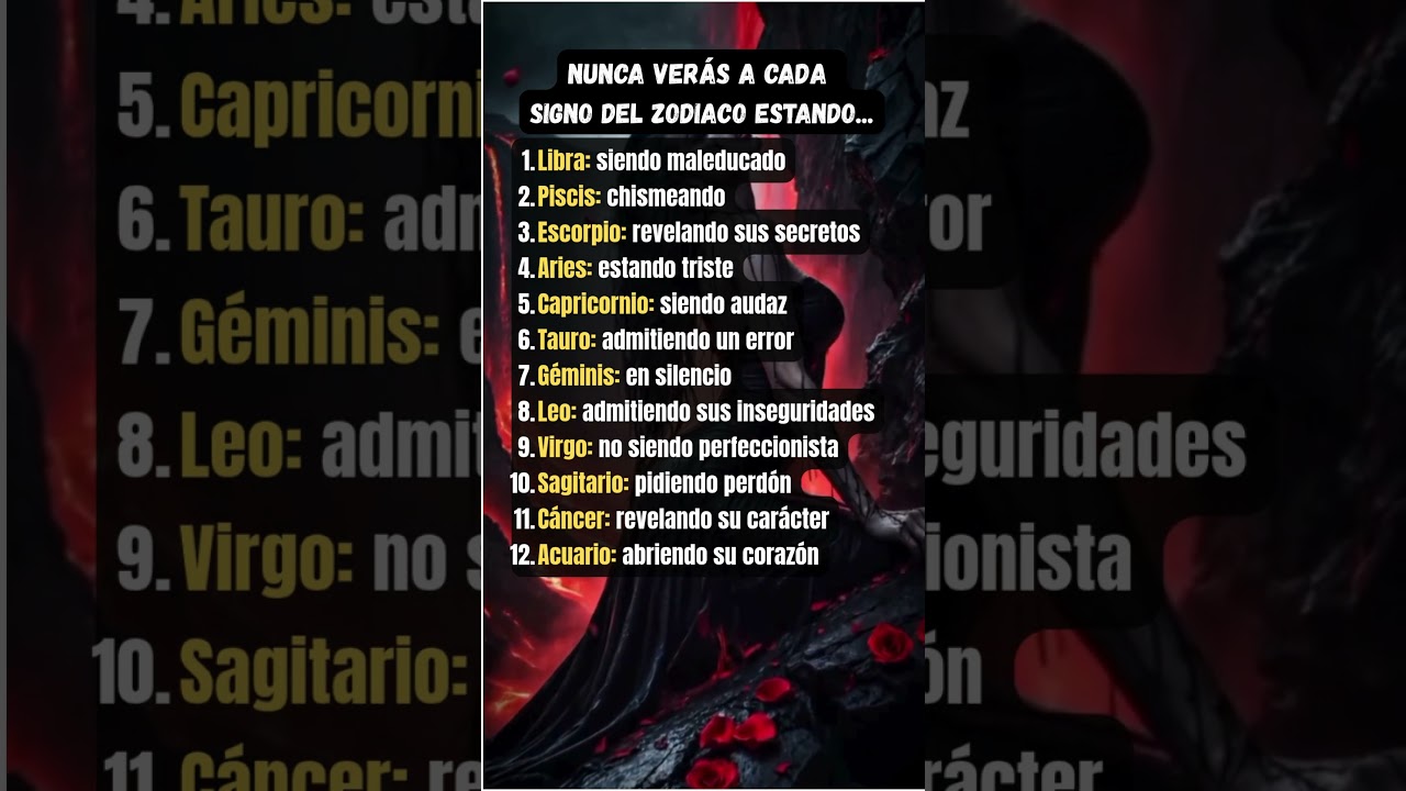 Nunca Ver&aacute;s a Cada Signo del Zodiaco estando...#shorts  #Zodiaco2025 #HoroscopoChallenge