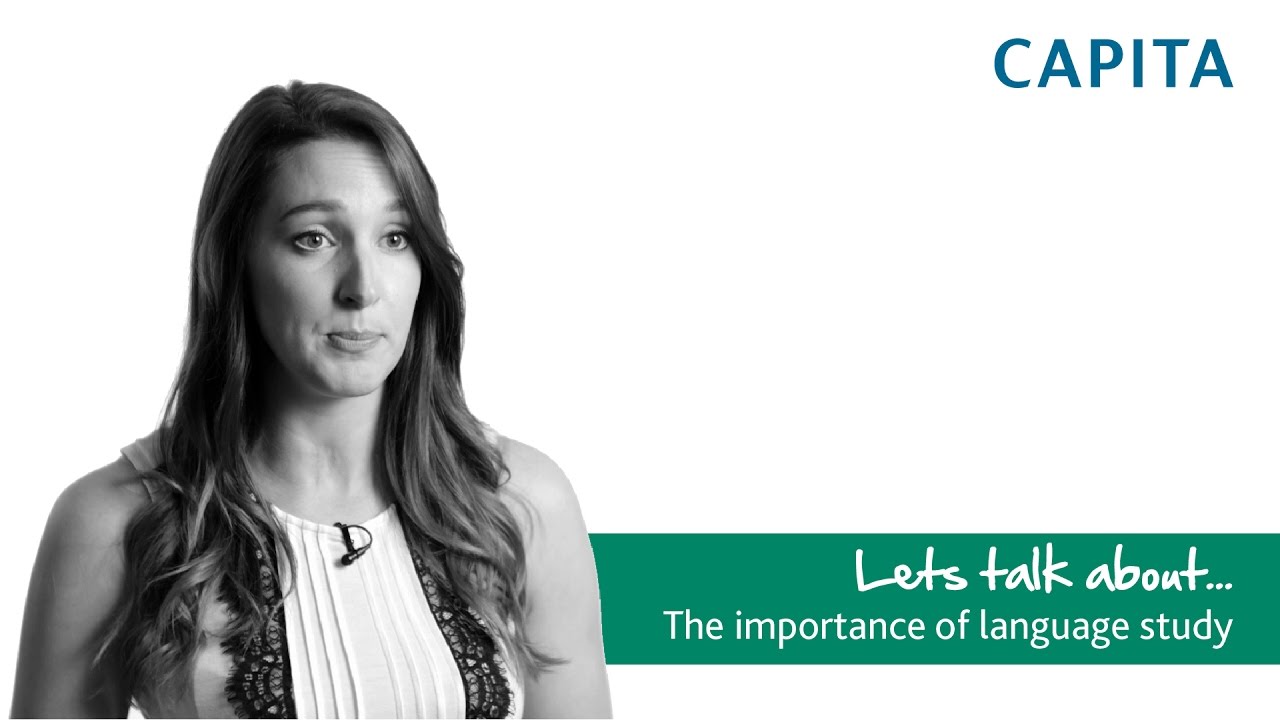 Let's talk about...the importance of language study