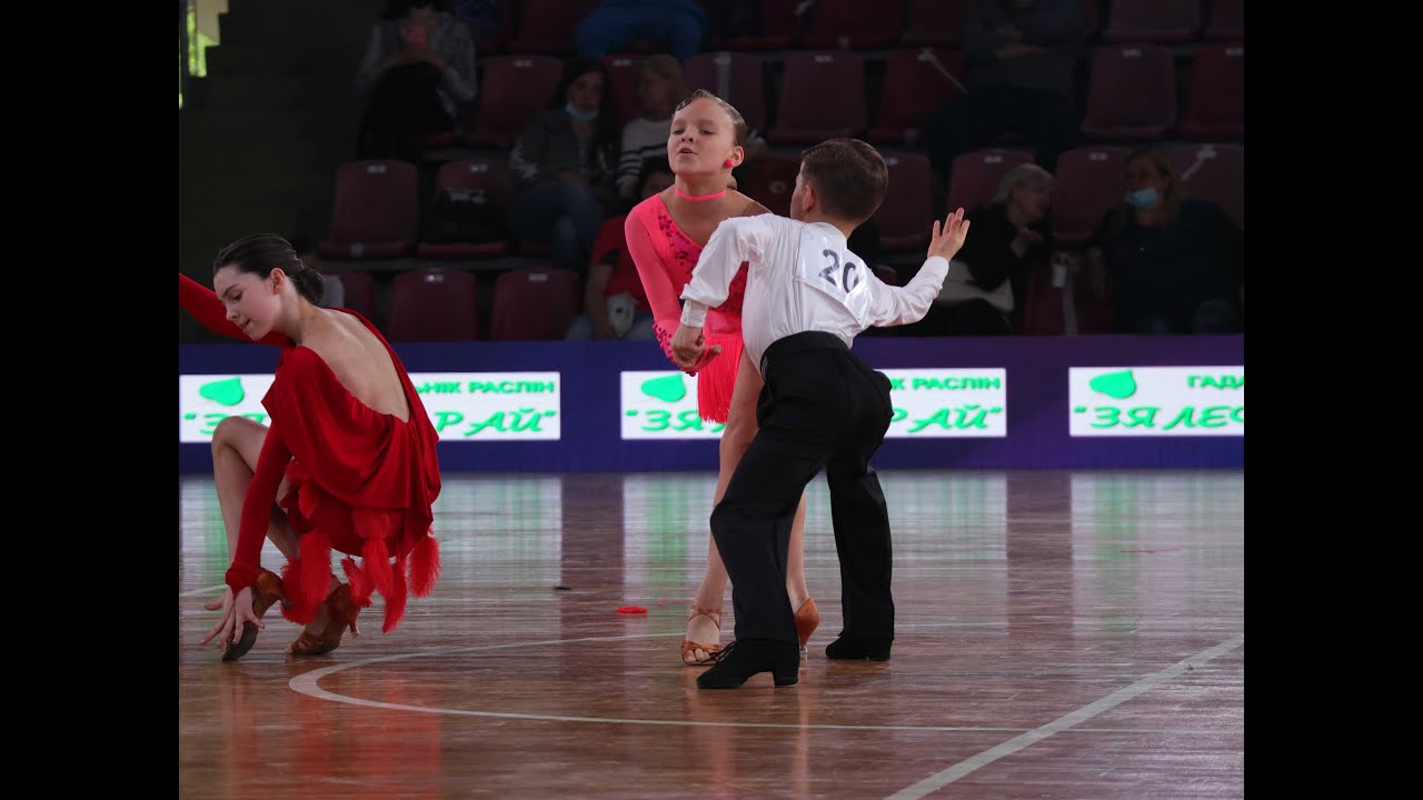 ☂Юниоры 1(до14лет)(Open) #Samba(S) ПолуФиналST(5)+LA(5) Чемпионат и ПервенствоРБ по танц спорту 2021