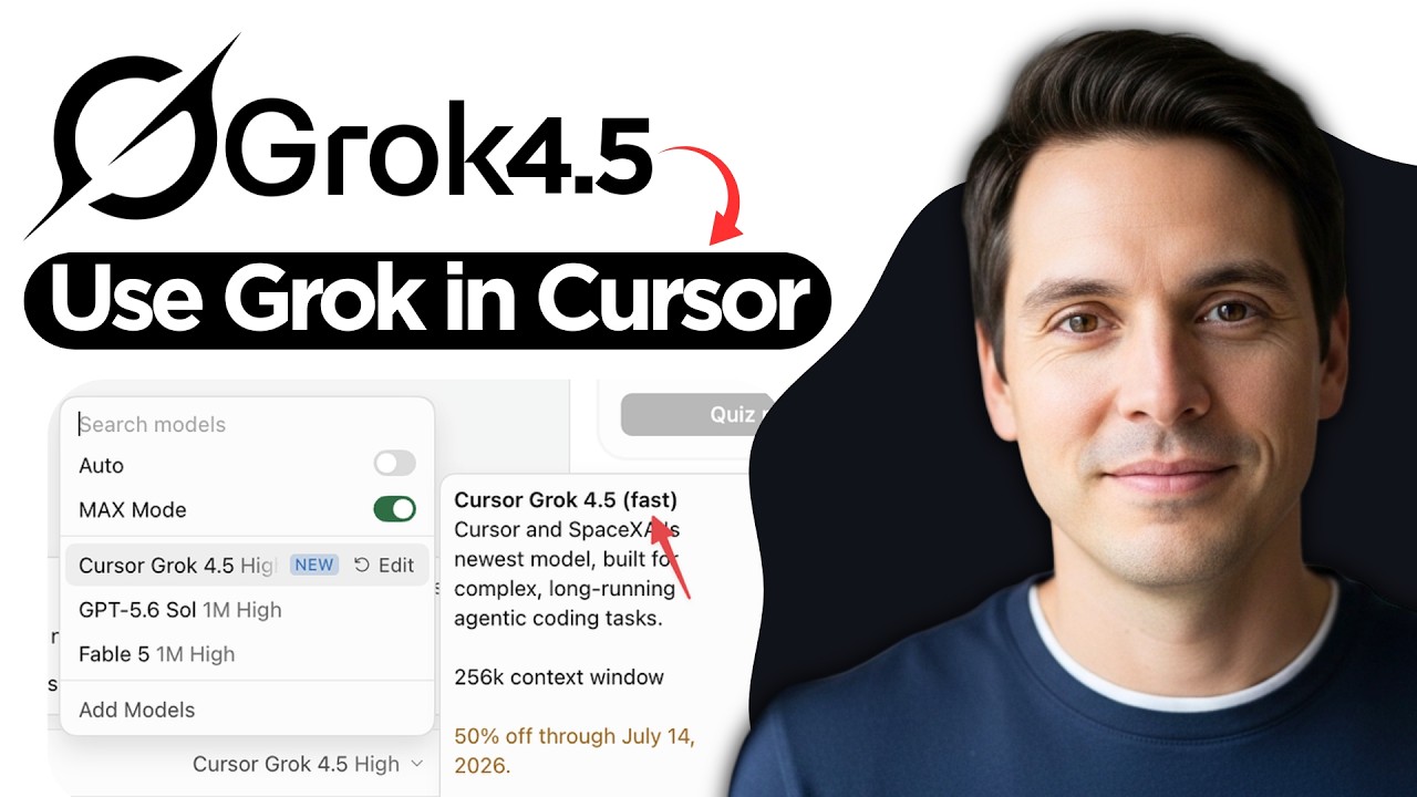 Как использовать Grok 4.5 в Cursor (пошаговое руководство 2026 года)