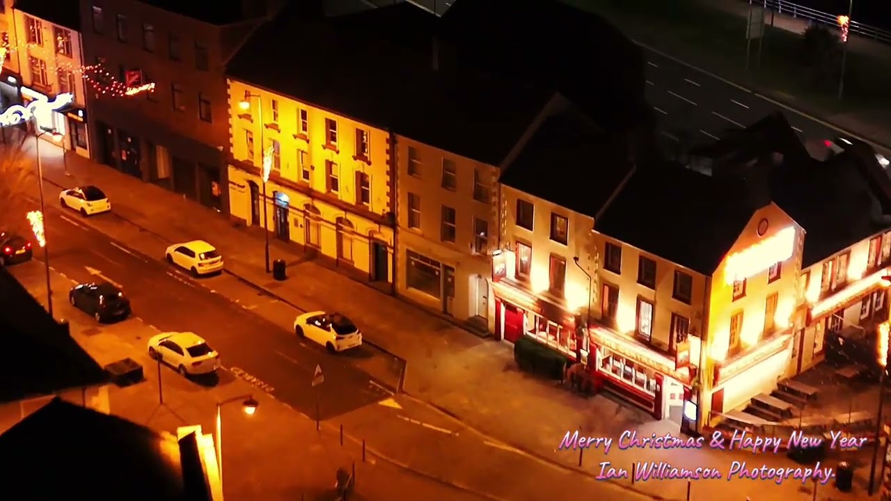 Christmas lights Carrickfergus 