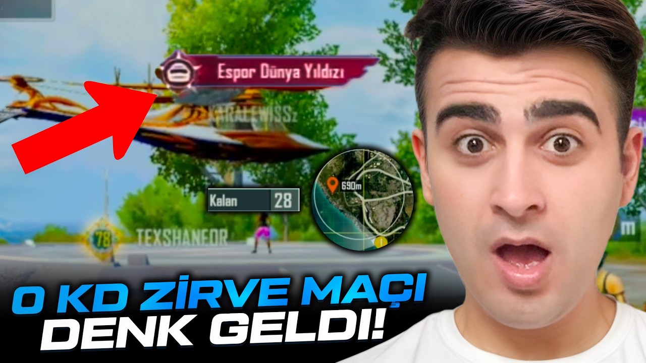 ZİRVE MAÇIMA E-SPORCU GELDİ! SON ALAN 28 KİŞİ ? PUBG Mobile