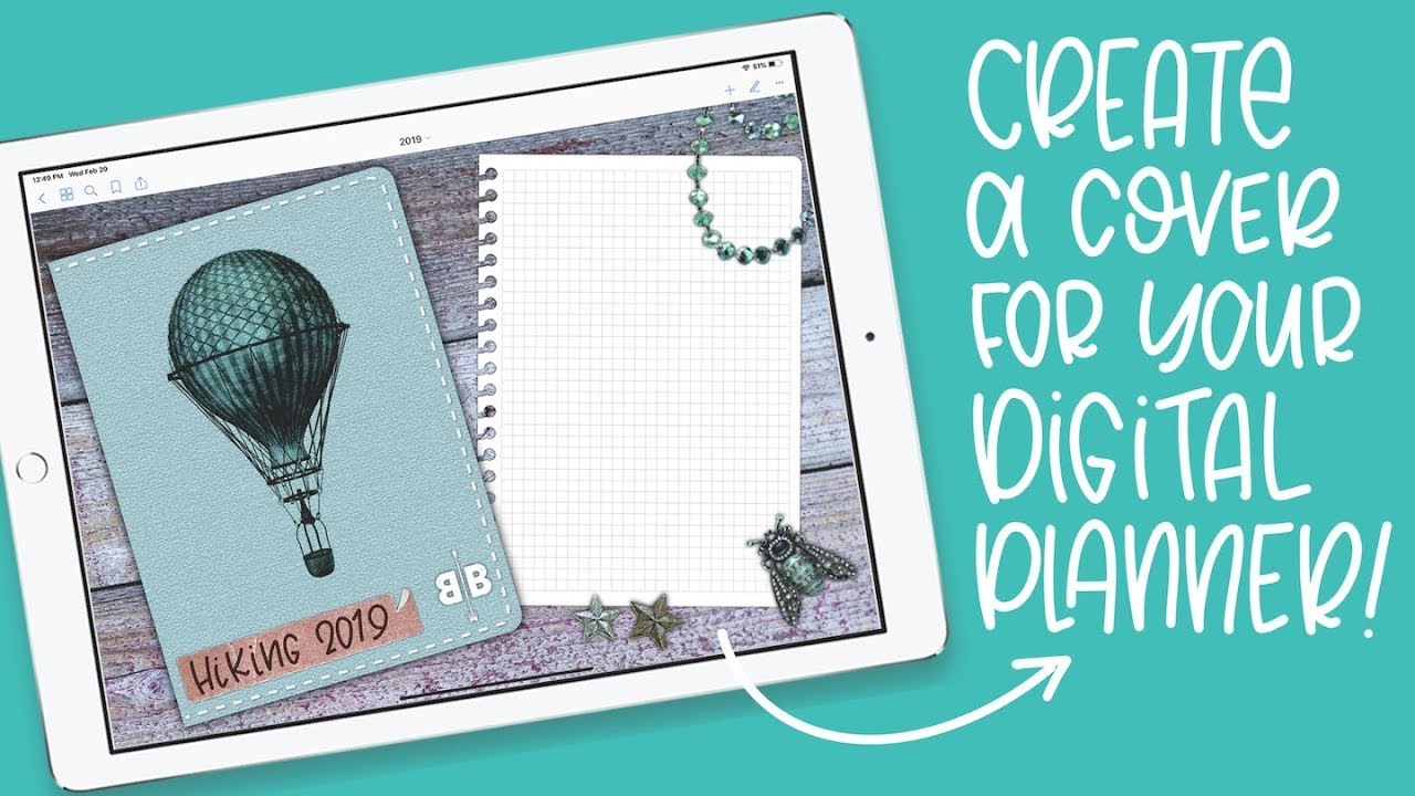 Procreate Tutorial: Create A Cover For Your Digital Planner/Journal