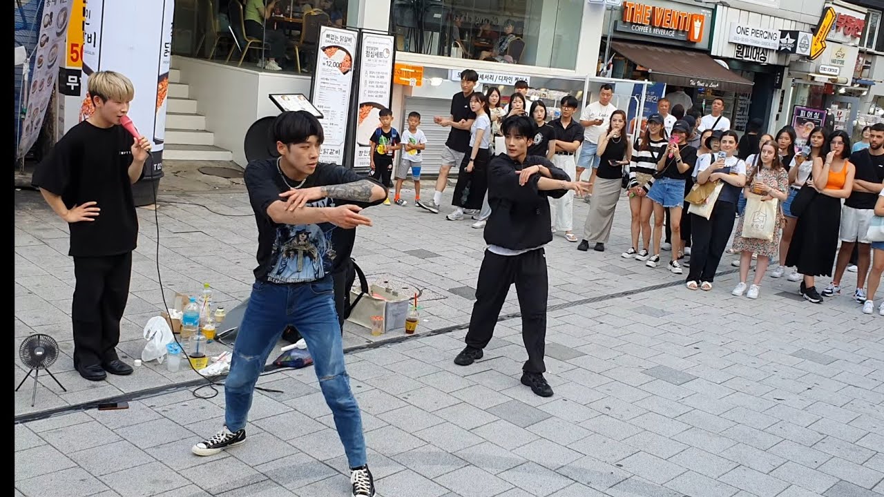 [STREET ARTIST] ONEOF. INTERACTIVE HONGDAE BUSKING. 230727.