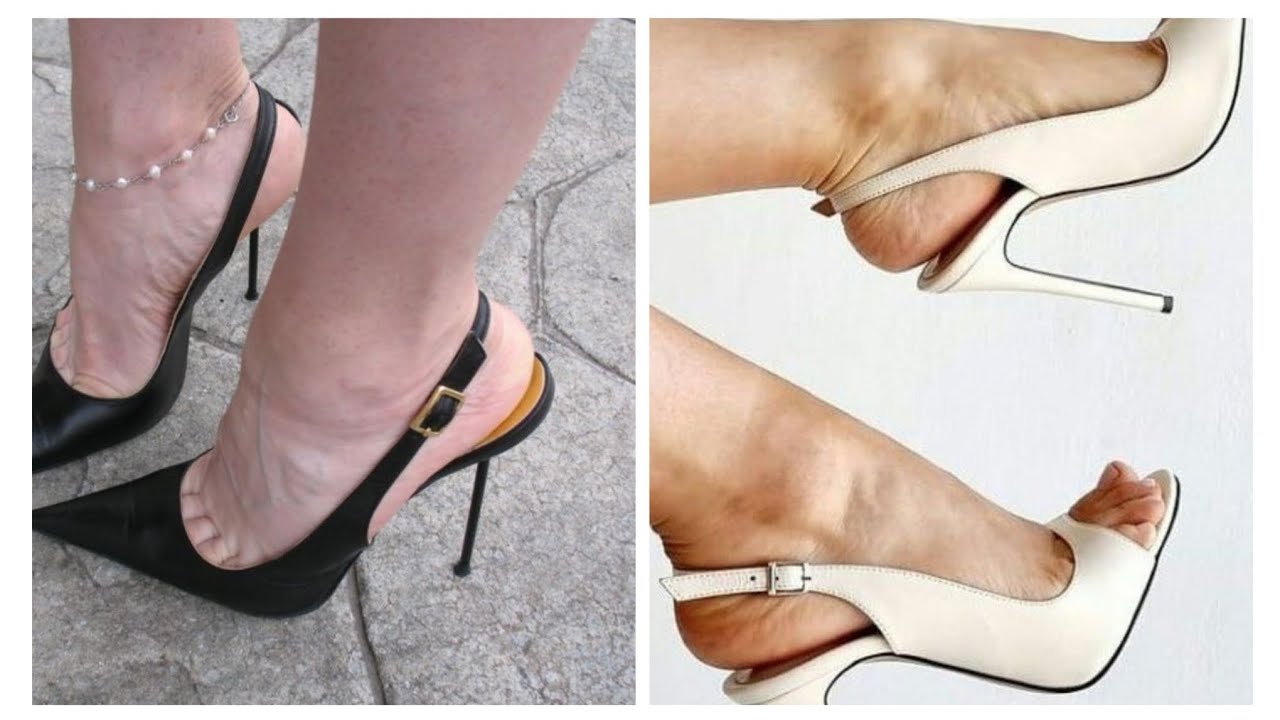 Fantastic slingback high heels/Stylish stilleto high heels