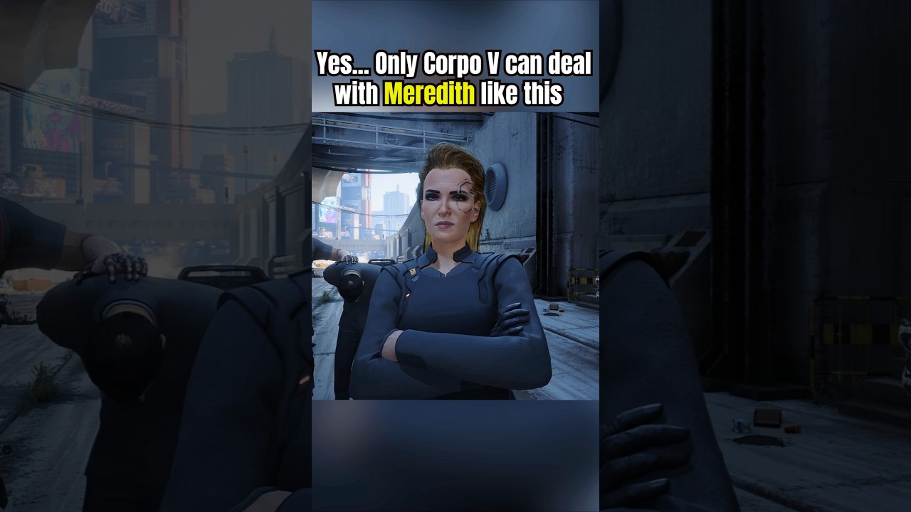 That's why Corpo V is superior in Cyberpunk 2077