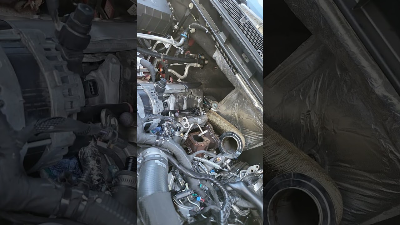 L5p Duramax Turbo and downpipe #shorts #duramax