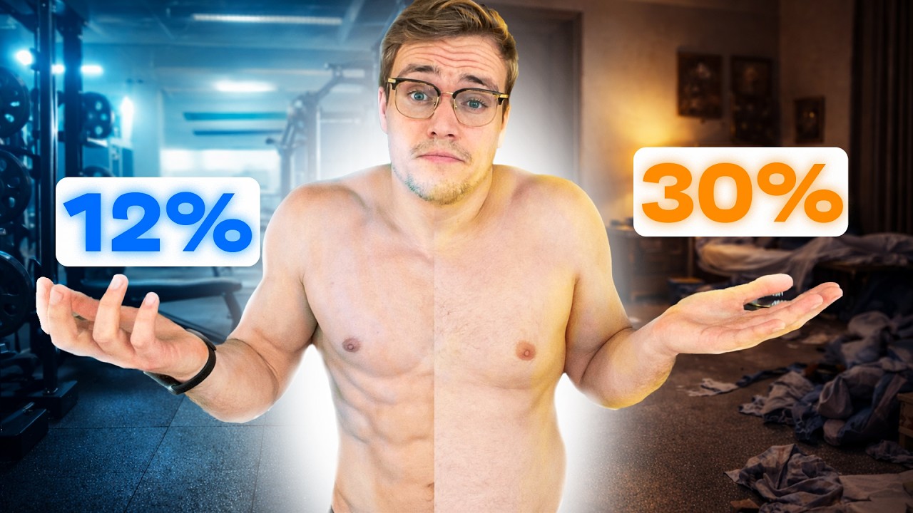 Bin ich fett? Körperfett bei Männern: Wie 10%, 15%, 20% und 30% wirklich aussehen