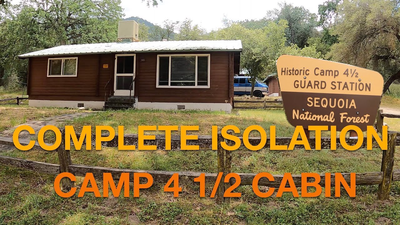 Perfect Secluded Forest Service Cabin Rental - Camp 4 1/2 Cabin, Kings River - Not a soul in site.